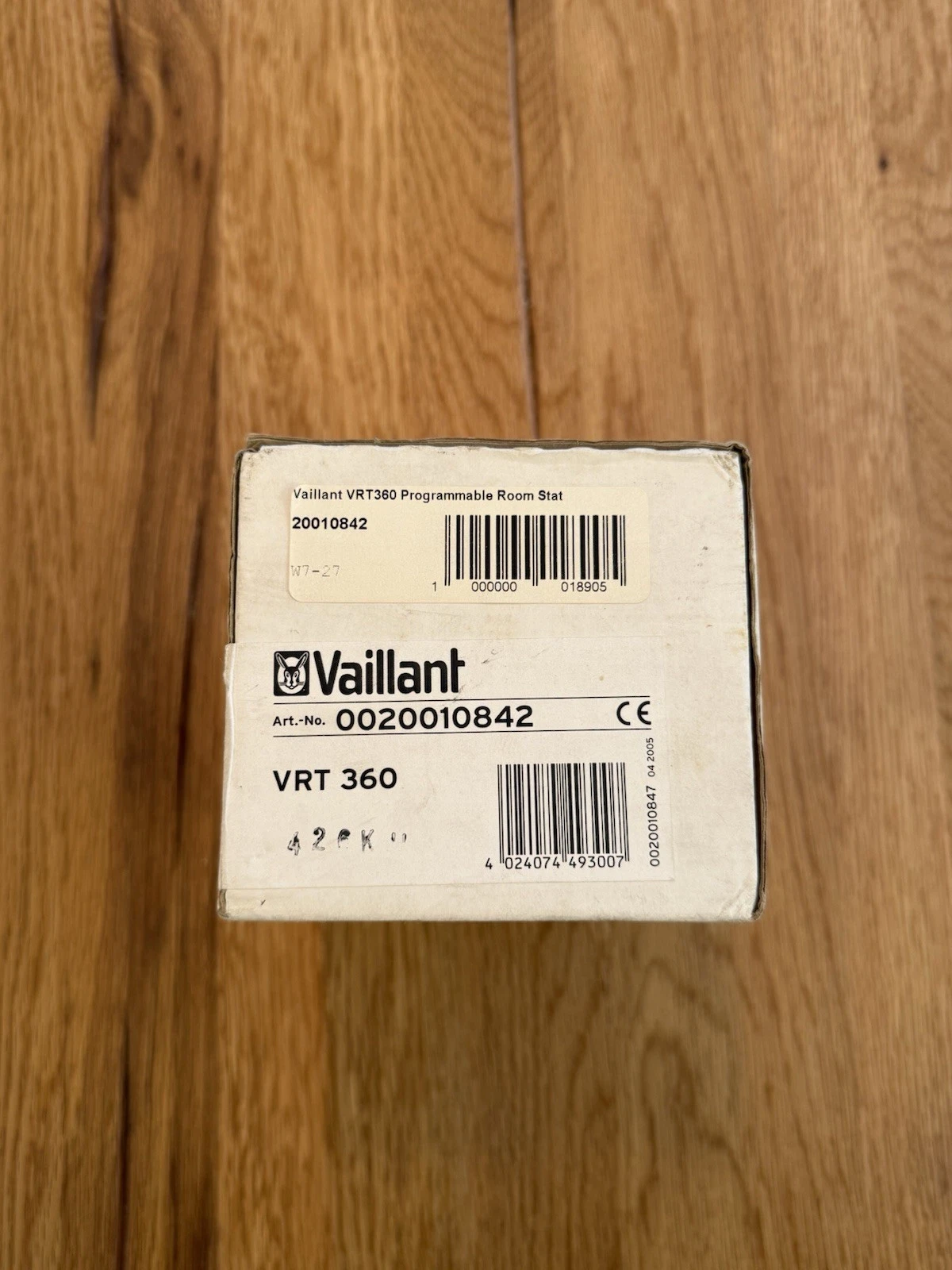 Vaillant VRT 360 0020010842 7 Day 24 Hour Programmable Room Thermostat - New 3