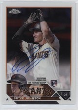 2023 Topps Chrome Rookie Auto Bryce Johnson #RA-BJ Auto 1q4h
