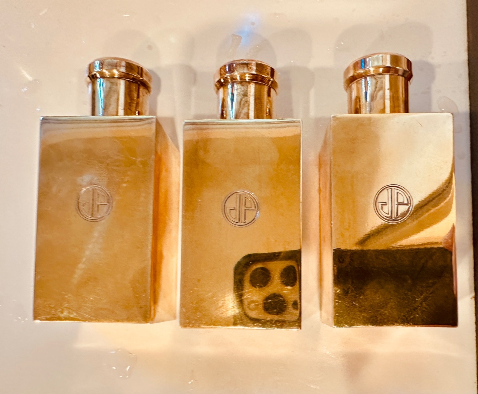 Jean Puiforcat Gustave Keller 950 Silver Art Deco Sterling  Travel Case Set Gift