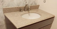 37 Inch Granite Vanity Top And Faucet