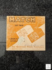 Match Picture Word Game By Garrard Publishing Company Set Two Dolch Vintage 1953