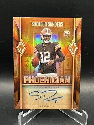 2025 Panini Phoenix - Phoenician Penmanship Shedeur Sanders #PHP-1 (AU, RC)