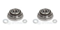 Optimal 2X Radnabe Radlagersatz Hinterachse FüR Fiat Seicento 600 187