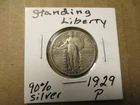 Standing Liberty Quarter, 1929-P, 95% SILVER! #95