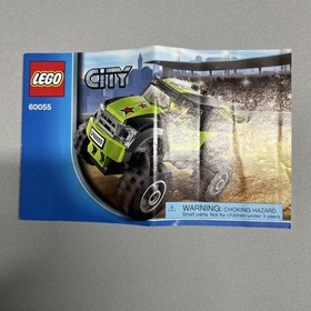 LEGO CITY: Monster Truck (60055) 100% Complete With Minifigure & Manual