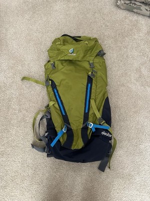 Deuter Guide 35+ Trekking Hiking Backpack Green And Blue