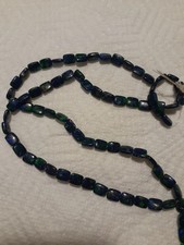 AZURITE,MALACHITE,CRYSOCOLLA 10MMX8MM SEMI PRECIOUS BEADS  ONE STRAND