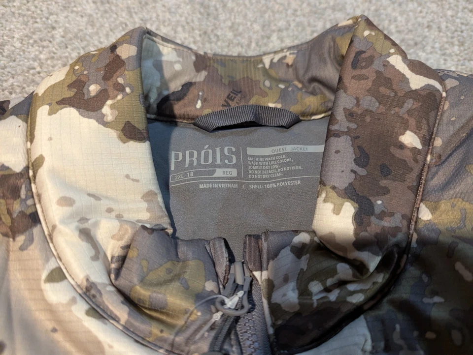 Prois Jacket Womens XXL Quest Veil Camo Camouflage Primaloft Insulated Coat  - Image 2 of 4