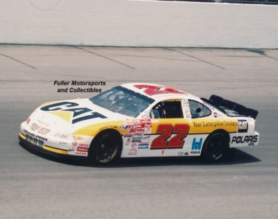 WARD BURTON CATERPILLAR #22 PONTIAC AT CHARLOTTE 2000 11X14 PHOTO