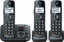Panasonic KX-TGE633 Expandable Cordless Phone with Digital Answering 3 handsets