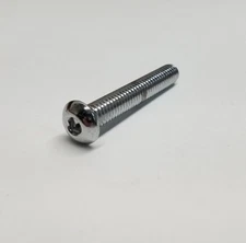 5/16-18 x 1 1/2 Chrome Button Head Bolt, Allen Drive - Pack of 10