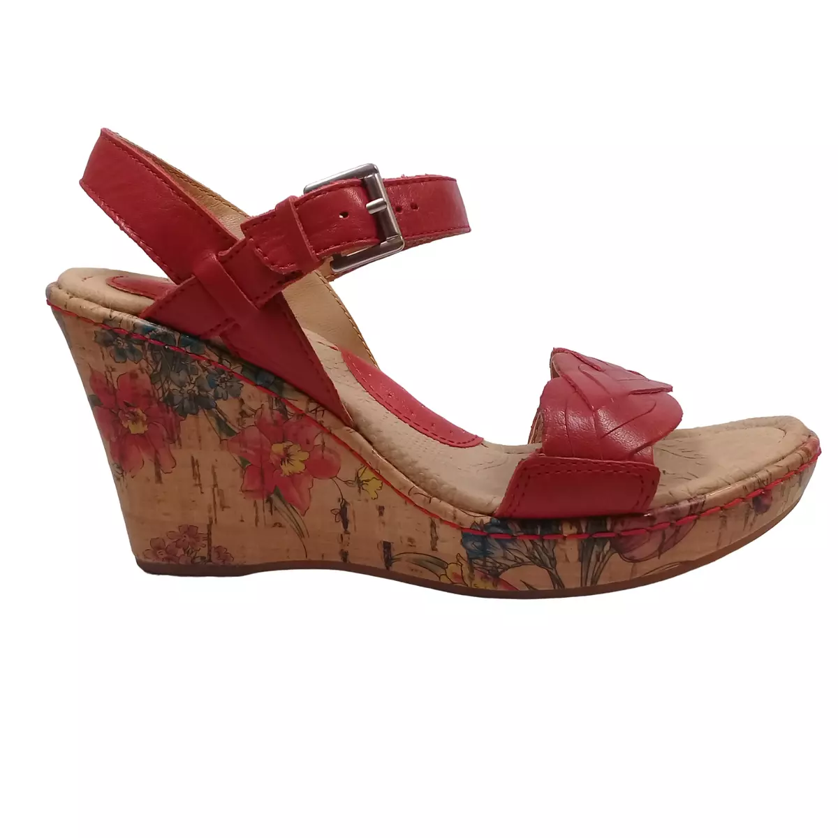 Boc red sandals sale