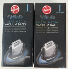 Genuine Hoover Platinum HEPA Vacuum Bags AH10005 2-Pack Type I (2 Pack Bundle)