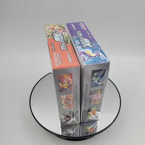 Tarjeta de Pokémon escarlata y violeta caja de refuerzo escarlata ex y violeta ex sv1S sv1V - Imagen 19 de 24