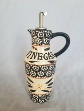 Old World Black Cruet-Oil or Vinegar-by Temp-Tations, Your Choice!