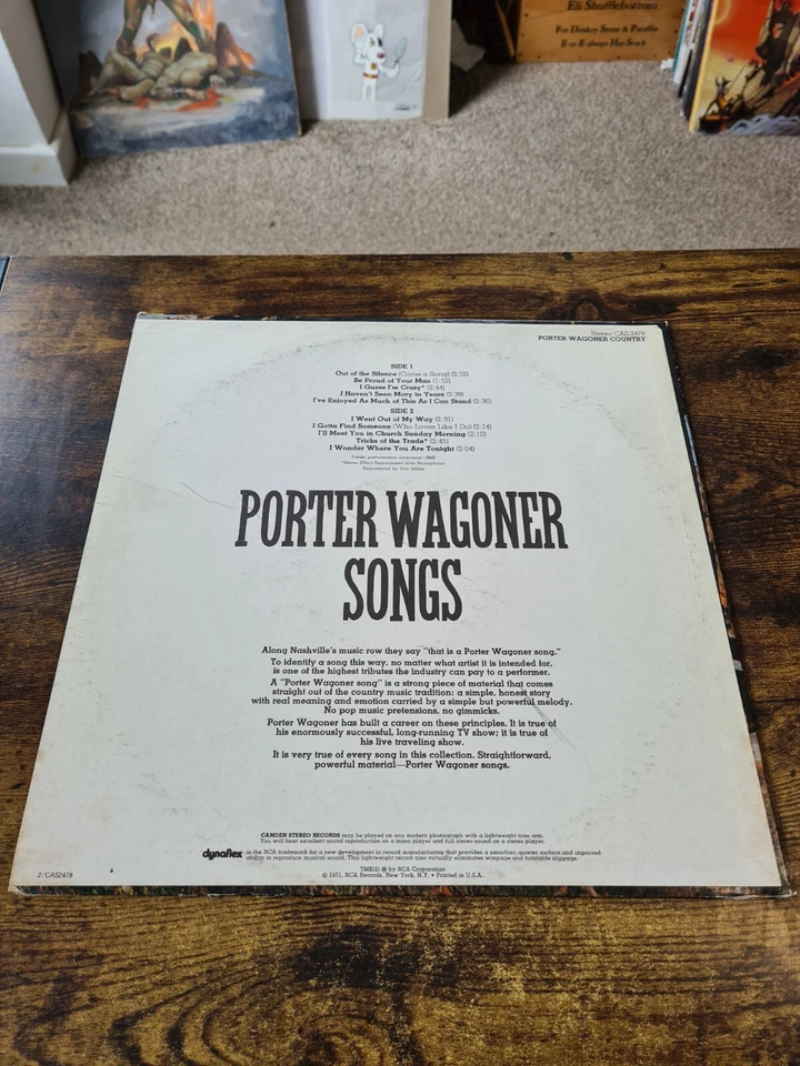 Porter Wagoner Country - RCA Camden - CAS2478 - Stereo - UK - 1971 - VG x3 - Image 2 of 4