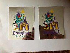Disneyland -Lot of 2 - Unused Reflective Sticker. 1991.