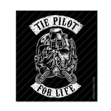 Tie Pilot for Life | Sticker