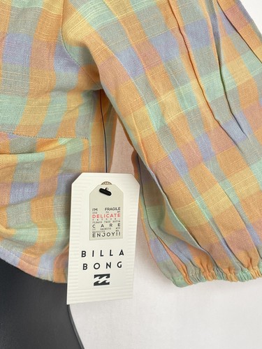 Vestito Babydoll Billabong Be Mine - Piccolo (UK 8) Nuovo con etichette - Foto 14 di 15