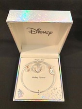 Disney LArocks Stainless Steel Bracelet Mickey Mouse "Mickey Forever" - New