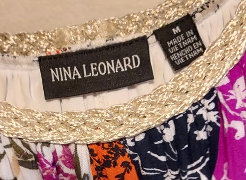Damen Sommerkleid von Nina Leonard, neu ohne Etikett, bunt, M - Bild 7 von 8