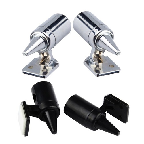 Deer-Animal Black Alert Whistles for Vehicles Motorcycles Set of 2