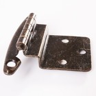 8x Strong Antique Bronze Cabinet Hinges 3/8" Rustic Kitchen Cupboard Unit Door