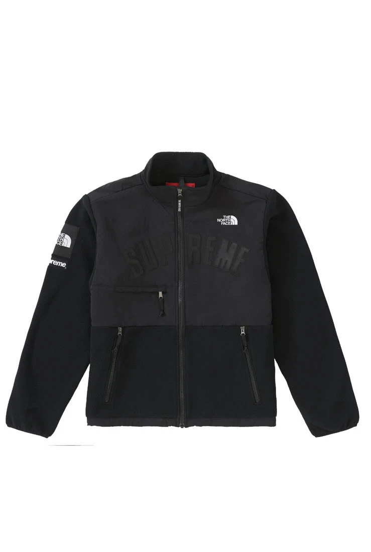GRANDE VESTE POLAIRE SUPREME THE NORTH FACE ARC LOGO DENALI NOIR DS OG ALL