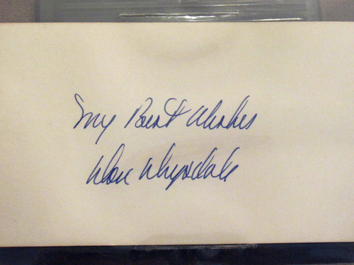 DON DRYSDALE 3 X WSC LA DODGERS HOF SIGNED AUTO VINTAGE INDEX CARD JSA BEAUTY - Picture 2 of 3
