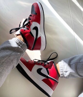 JORDAN 1 MID (554724-069)ジョーダン1 赤黒 26.5 jordan 1 554724-069