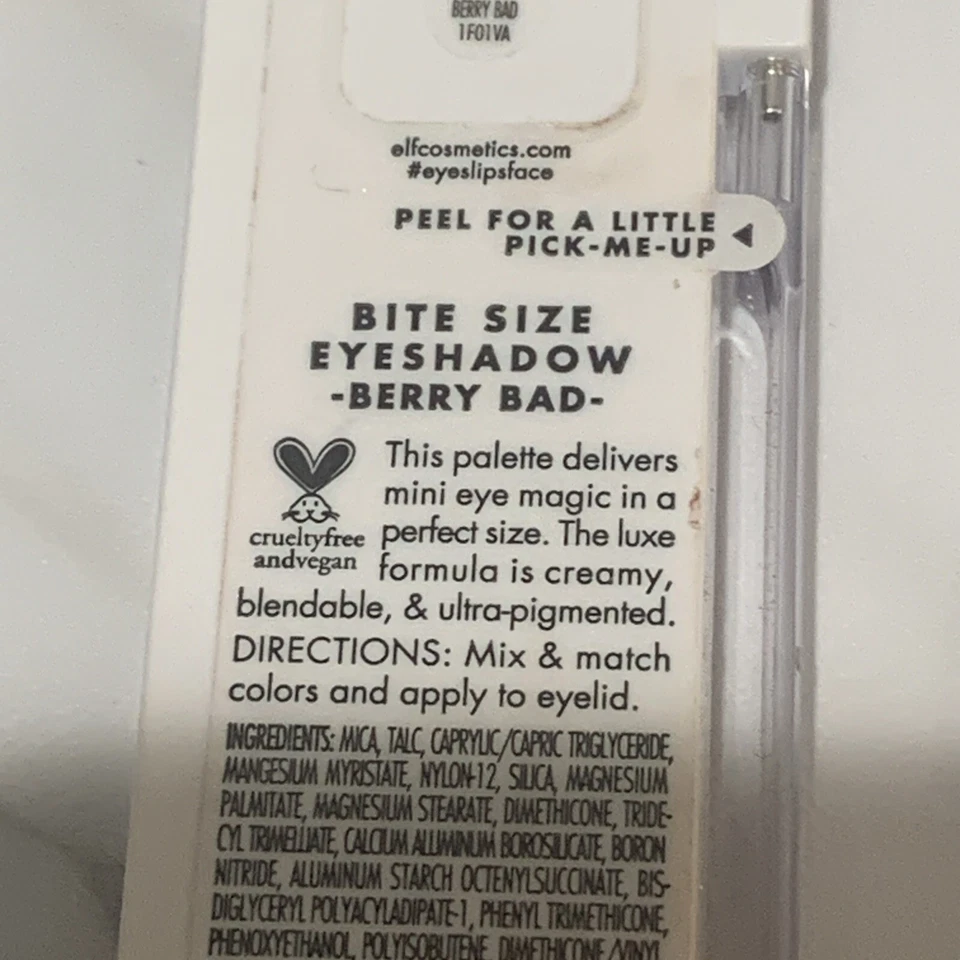 3X Elf Bite Size Eyeshadow Quad Palette #29922 BERRY BAD. - Image 3 of 3