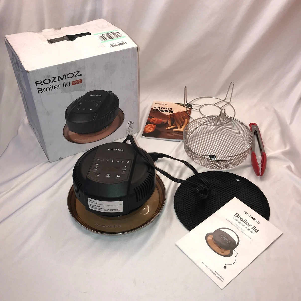 Rozmoz air fryer lid sale