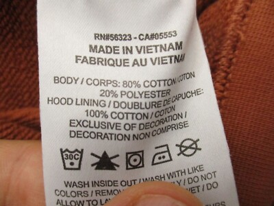 Nike Size M Womens Brown Cotton Collared Athletic Hoodie 5BL Nike Size M Womens Brown Cotton Collared Athletic Hoodie 5BL