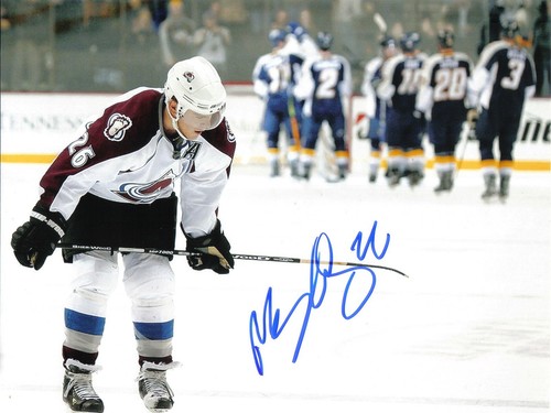 Paul Stastny FIRMATA 8x10 Colorado Avalanche FOTO NHL Star AUTOGRAFATA + CERTIFICATO DI AUTENTICITÀ
