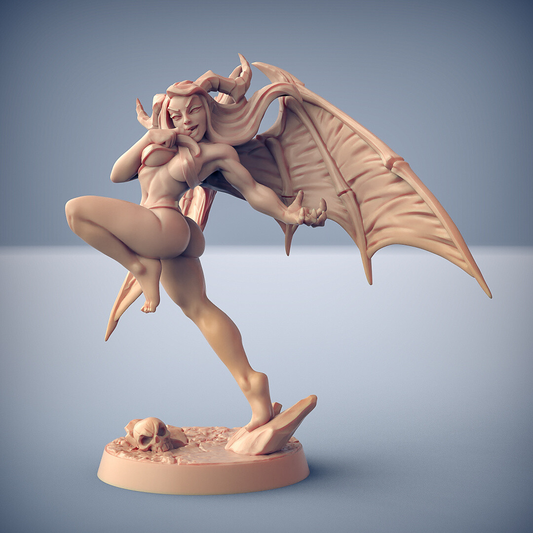 Succubus Abyss Demon Pinup Lewd - Artisan Guild Miniature DnD Wargaming
