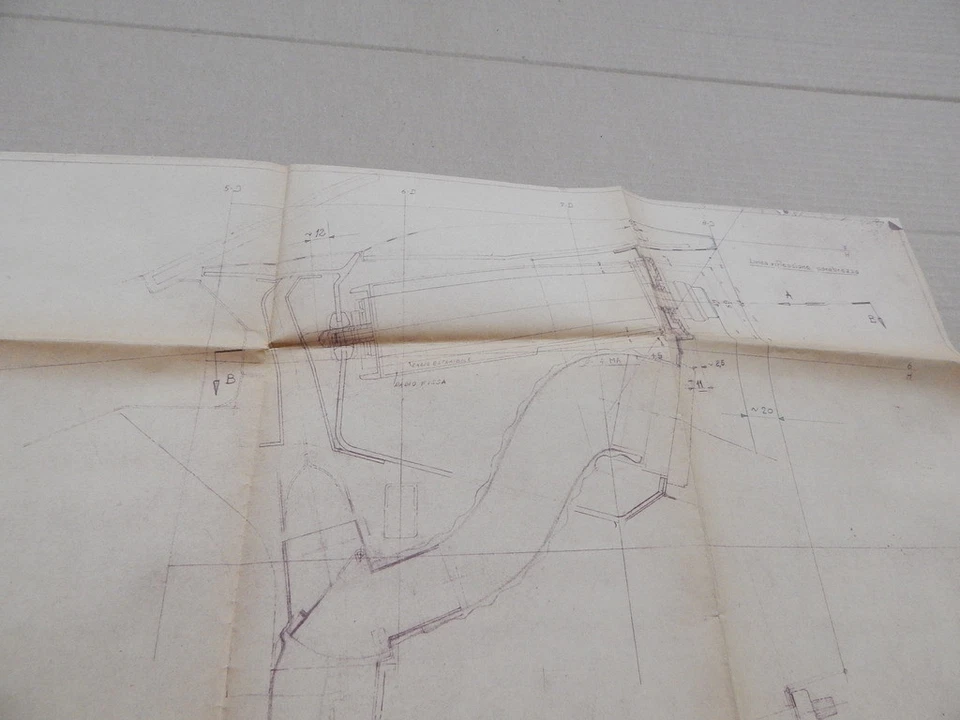 DISEGNO TECNICO ORIGINALE PININFARINA 1970 INSTAL. AUTORADIO MODELLO SCONOSCIUTO - Immagine 4 di 4