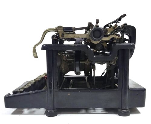 Machine À Écrire Antique Remington Standard No 10 De 1917 Clés Noires BD166 - Photo 10/15