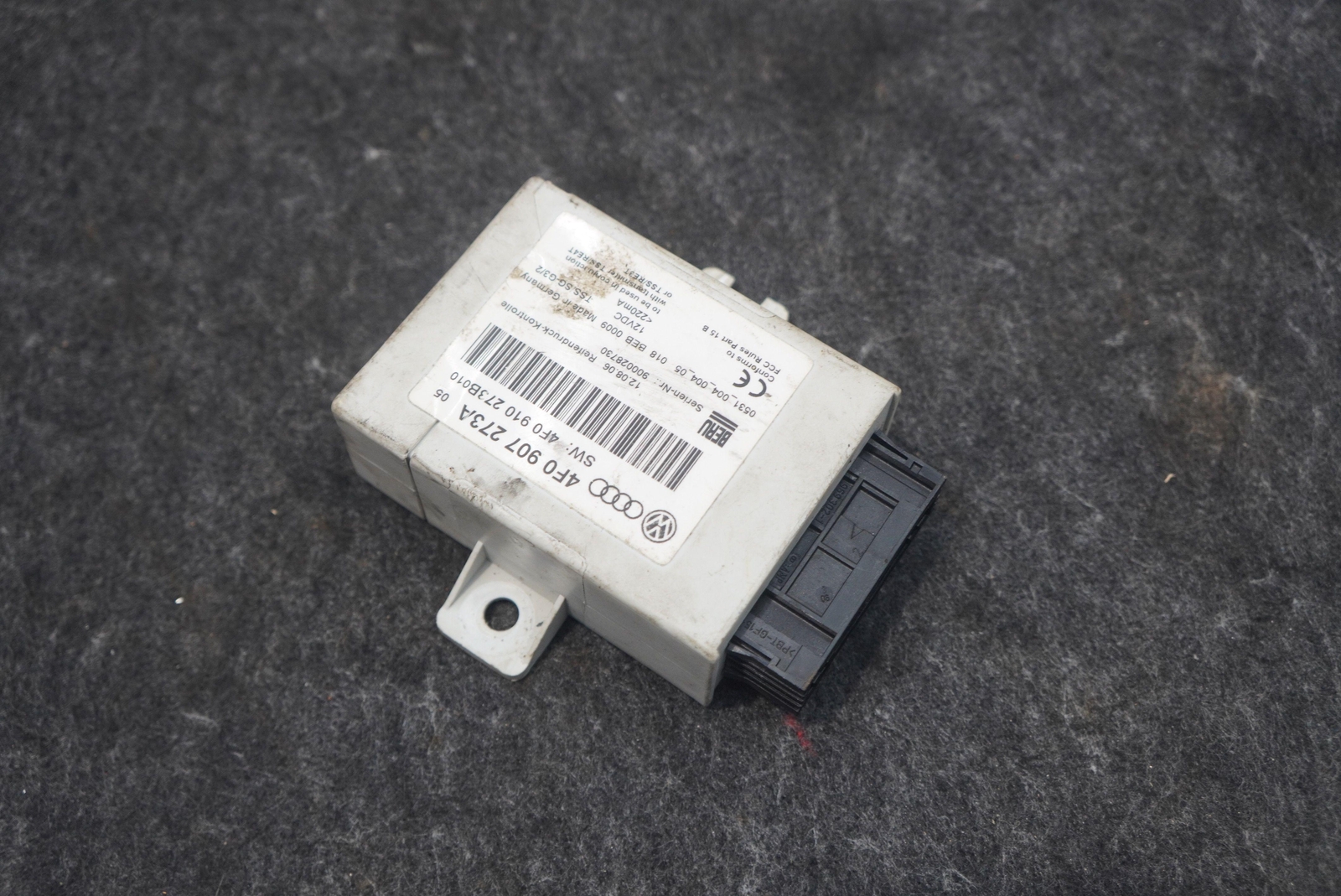Tire Pressure Monitoring Control Module 4F0907273A Bentley Continental GTC 2016