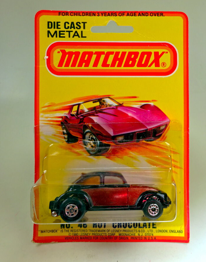 Matchbox Superfast Nr. 46D Hot Chocolate kupfermetallic USA Modell top