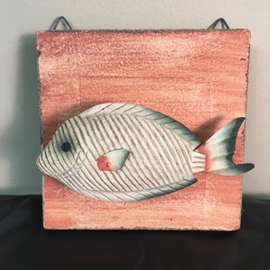 Hand Carved Wood Fish Wall Art Ebay
