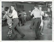 1969 Press Photo Florida Power Club members do-si-do at square dance.
