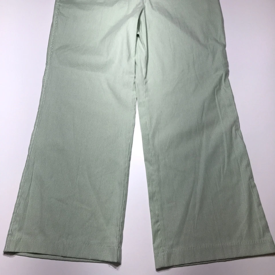 Pantalones George ME Mujer Talla 26P Verde Rayas Bedford Cordón Bota Pierna Elastizados Nuevos con Etiquetas Foto 3 de 4