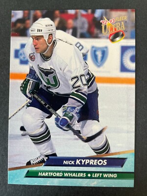 Nick KYPREOS 1992-93 Fleer Ultra Hockey #301 Hartford Whalers | eBay