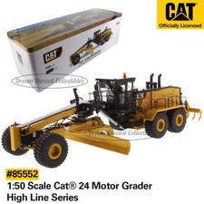 1:50 CAT CATERPILLAR 24 MOTOR GRADER HIGH LINE LARGE DIECAST MASTERS 85552