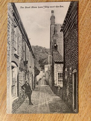 Cley next the Sea. Short Stone Lane Vintage Postkarte unbespielt