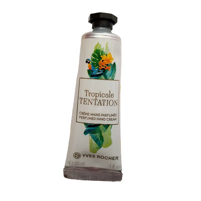 Yves Rocher TROPICALE TENTATION Perfumed Hand Cream Lotion Women 1 fl oz NOS