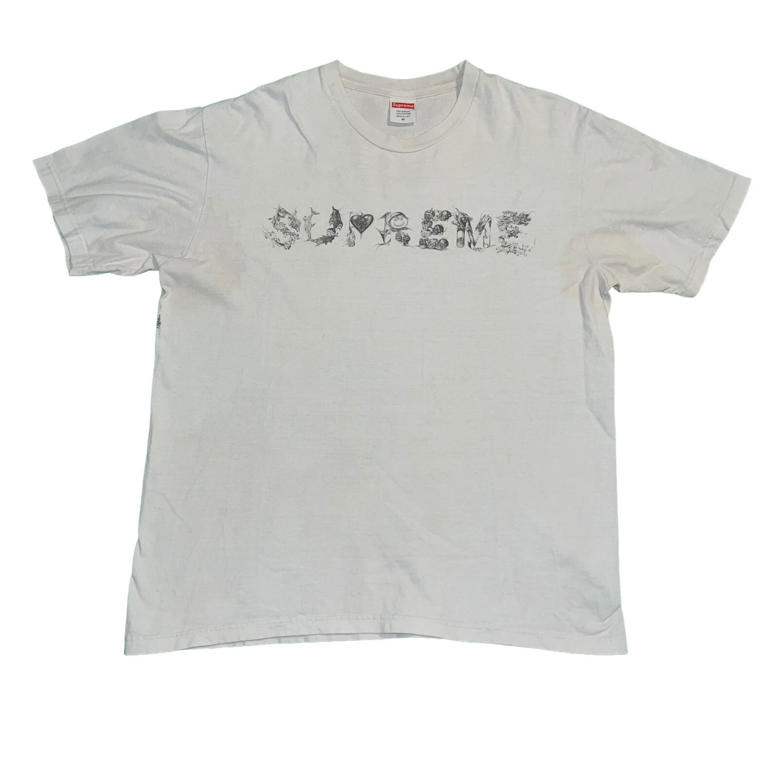 T shirt blanc suprême « Morph/Keegan Dakkar » taille M
