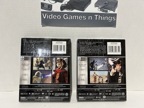 Star Wars - Episodes 1-6 Blu-ray Set includes I, II, III, IV, V, VI in the lot - Picture 2 of 2