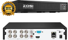 H.265+ 5MP 3K Lite CCTV DVR 8 Channel Full 1080P, AI Human Vehicle Detection, Re