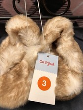 NEW Cat And Jack Girls Carmen Scuff Size 2 Slip On Slippers. F214